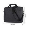 Laptop Bag Case Computer Sleeve Messenger Bag with  Waterproof Large Capacity Business Briefcase - 3 of 4