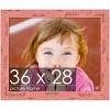 PosterPalooza | Shabby Chic Pink Picture Frame - UV Acrylic, Backing Board, Hanging Hardware Included - 2 of 4