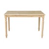 International Concepts 30" X 48"  Solid Wood Top Table - 2 of 4