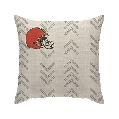 NFL Cleveland Browns Wordmark Decorative Throw Pillow