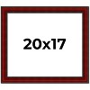 PosterPalooza | Weathered Red Picture Frame - UV Acrylic, Backing Board, Hanging Hardware Included - 2 of 4