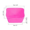 Unique Bargains Silicone Flower Shaped Reusable Cupcake Baking Cups 2.75 Inch - 2 of 4