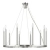 Livex Lighting Alpine 10 - Light Chandelier in  Polished Nickel - 3 of 4