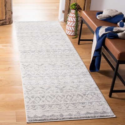 Ivory and Grey Synthetic Hand-knotted Reversible Area Rug, 8' x 8'