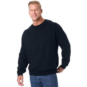 KingSize Men's Big & Tall Tall Wicking Fleece Crewneck - 1 of 4