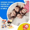 Leo & Friends Wooden Vehicle Puzzle Kit for Boys and Girls - 2 of 4