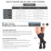 Truform Women's Compression Stockings, 15-20 mmHg, Knee High Length, Closed Toe, Opaque - 3 of 4