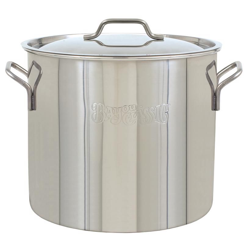 Bayou Classic Stainless Steel Grill Stockpot 40 qt 16.38 in. L X 16.63 in. W 1 pc, 1 of 2