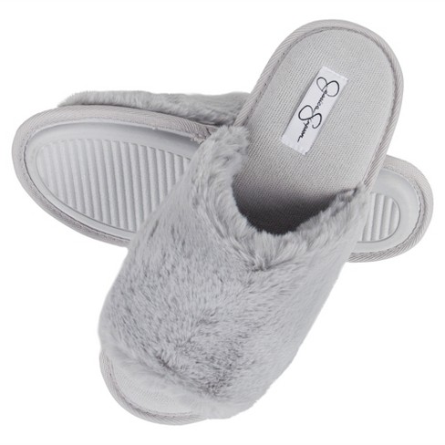 Jessica Simpson Womens Micro-suede Bootie Slipper - Grey/medium : Target