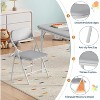 Nasitip Folding Kids Table and Chairs Set, Square Children Activity Table and Chairs Set for Dining Room,Daycare,Classroom - 4 of 4