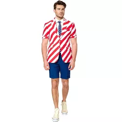 Oppo Suits United Stripes Summer Suit Adult Costume, 50