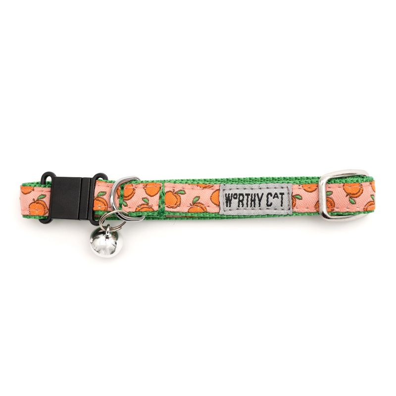 The Worthy Dog Peachy Keen Breakaway Adjustable Cat Collar, 3 of 4