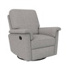 Baby Relax Terrin Swivel Glider Recliner Distressed Faux Leather - 2 of 4