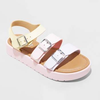 Kids' Meghan Buckle Platform Sandals - art class™ Blush