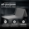 BalanceFrom Fitness 120 x 48 Inch All Purpose Exercise Mat Bundled with 8 Foot Balance Beam Foldable Gymnastic Activity Set, Gray - 4 of 4