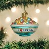 Old World Christmas Blown Glass Ornament for Christmas Tree, Bowl of Cereal - 2 of 4