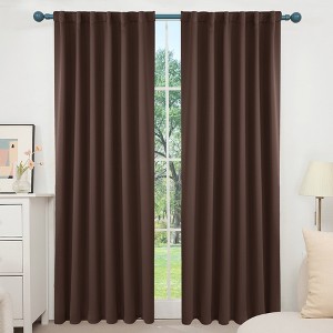 Deconovo 52" Back Tab Thermal Blackout Curtains (2 Panels) - 1 of 4