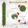 GAOMON 6 Ft Realistic Christmas Garland, Real Touch Norfolk Pine Garland for Mantle, Dense Artificial Greenery Garland Decorations - 3 of 4