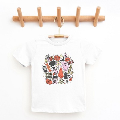 The Juniper Shop Halloween Doodle Collage Youth Short Sleeve Tee