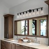 BAOURE Modern Vanity Light, Bathroom Light Fixtures for Expansive Bathrooms, Wall Lamp with Clear Glass for Mirror, Living Room - 4 of 4