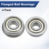 Unique Bargains Chrome Steel Durable Multipurpose Use Flanged Ball Bearing - 4 of 4