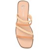 Journee Collection Womens Brinna Tru Comfort Foam Low Stacked Heel Slide Sandals Mocha 8 - 4 of 4