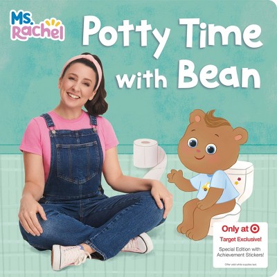 Potty Time with Bean - Target Exclusive Edition - by Ms. Rachel (Board Book)