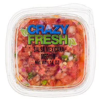 Crazy Fresh Medium Salsa Mexicana - 14oz