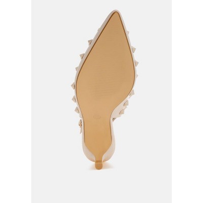 Hegron Stud Embellished Kitten Heels - image 5