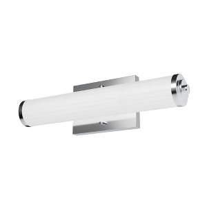 Hunter Fans 18" Holly Grove Wall Light Chrome Finish - Elegant Art Deco Design for Indoor Spaces, Dimmable, 2 Bulb Capacity - 1 of 1