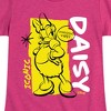 Girls' - Disney - Daisy Duck Iconic Confident Vibes Fitted Short Sleeve Graphic T-Shirt - 2 of 4