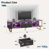 Bestier 70 inch High Gloss TV Media Console for Living Room - 3 of 4