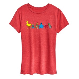 Women's - Sesame Street - SS Group Short Sleeve Graphic T-Shirt - 1 of 3