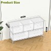 XIYUYEU 5 Drawers Dresser for Bedroom,Fabric Dresser with Metal Frame and Waterproof Wood Top,Dressers for Kids Room,Hallway,Black/White/Gray/Brown - 3 of 4