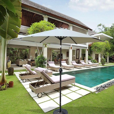 Maria 9Ft uv-cut Patio Cantilever Umbrella for Garden, Poolside, Outdoor Furniture - Maison Boucle
