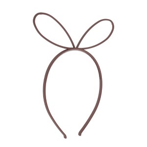 Unique Bargains Women's Cute Frosted Rabbit Headbands 1 Pc - 1 of 4