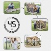 Hike Crew 6-Panel Pop-Up Screen House Gazebo 140"x140" – UV Resistant, Fits 9 People, Instant Setup. - 4 of 4