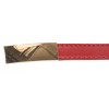 INSPIRE CHIC Women's Skinny Faux Leather Adjustable Gold Buckle Slim Waistband - 2 of 4