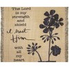 Manual Woodworks and Weavers Christian Home Accent – Inspirational Psalm 28:7 Tapestry Blanket, 50x60 Inches - 3 of 3