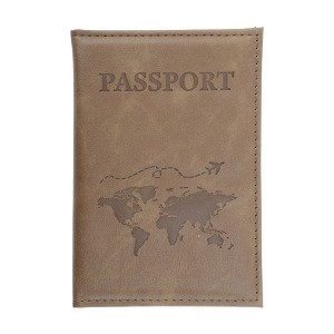Unique Bargains Textured Letter Passport Holder 1 Pc - 1 of 4
