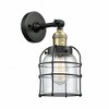 Bell Cage - 1 Light Semi-Flush Mount In Industrial Style-13.5 Inches Tall and 5 Inches Wide - 2 of 2