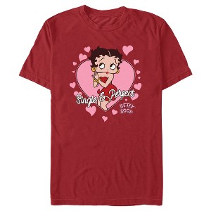 Men's Betty Boop Single & Perfect T-Shirt - 1 of 4