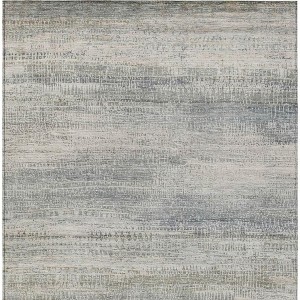 HomeRoots 8' X 10' Linen And Beige Abstract Washable Indoor Outdoor Area Rug - 1 of 4