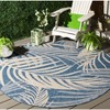 Beach House BHS294 UV & Stain Resistant Non-Shedding Power Loomed Indoor/Outdoor Rugs - Safavieh - 2 of 4