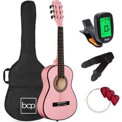 Best Choice Products 30in Kids Acoustic Guitar Beginner Starter Kit with Strap, Case, Strings