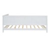 Sapphtopaz Daybed Bed Frame with Backrest and Armrest Mid-Century Modern Sofa Bed with Slats Support for Bedroom, Apartment - 4 of 4