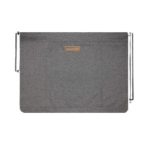 The Stair Barrier Regular Wall to Wall Single Panel Swing Gate with Fabric Slipcover Baby and Pet Safety Gate, 27 to 42.5 Inch, Gray - 1 of 4