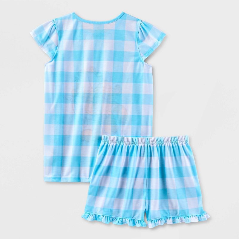 Girls&#39; Garfield 2pc Short Sleeve Pajama Set - Blue, 2 of 4