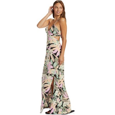 Roxy Womens Riviera Nights Floral Maxi Dress
