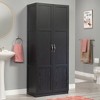 Sauder Storage Cabinet with 4 Adjustable Drawers Black Woodgrain - 4 of 4